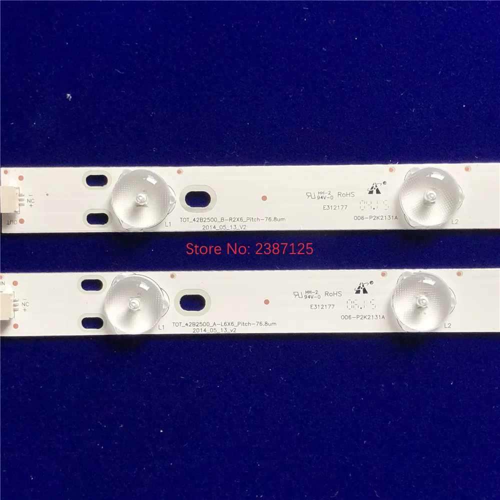 LED 스트립 TOT_42B2500_A/B_L6X6_Pitch 4C-LB420T-HQ2A 4C-LB420T-YH4B 4C-LB420T-YH4A 42H130 42L20 42S210 Ph42b25dg LVF420