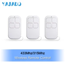 YAJADO High Quality 315Mhz 433Mhz Wireless Remote Control with SOS Button for Arming or Disarming of Home Security Alarm System