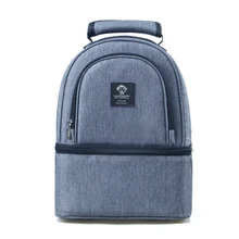 Емкость для хранения молока свежего хранения двухслойный ланч-мешок рюкзак для ношения ребенка за спиной молочный Холодильный мешок для льда портативный молочный термо-мешок