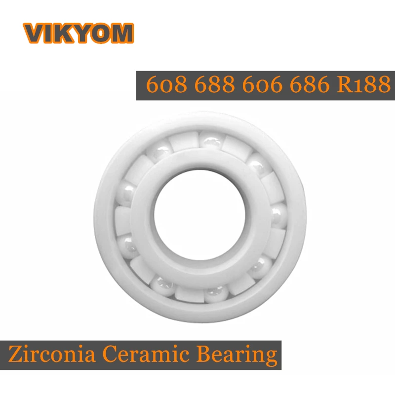 Ceramic Ball Bearing 2PCS/ 608 688 606 686 R188 Full ZrO2 Zirconia Bearings Sealed Hand Spinner | Обустройство дома