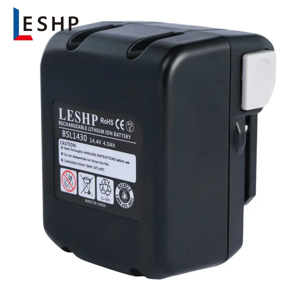 

Black PC + ABS Case Lightweight 4000mah 18V/14.4V Li-ion Replacement Power Tool Battery for HITACHI Series of Tools
