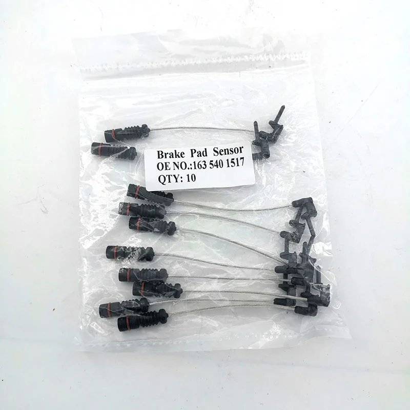 100 шт. износа тормозных колодок Сенсор для MERCEDES 190 T1 W210 W202 OEM 1235400017 1265402017 0005400217 1635401517