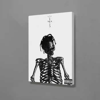 

Cactus jack rapper poster Wall Art Frame Canvas Decoration poster prints living room Home bedroom Framed Wooden decor Painting