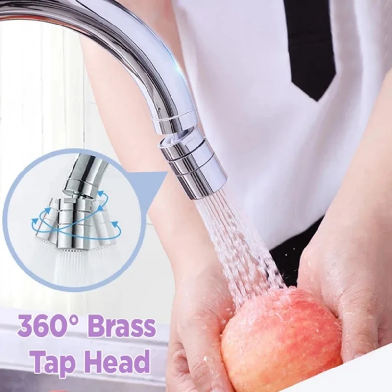 360 градусов вращающийся водосберегающий ABS водопроводный кран двойной функции потока кран аэратор для кухни и ванной комнаты