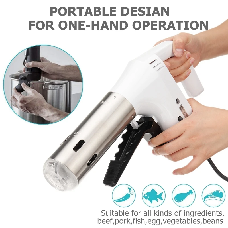 Sous Vide Cooker Smart Wifi Control IPX7 Waterproof 1800W Immersion Circulator Accurate Cooking With LCD Digital Display