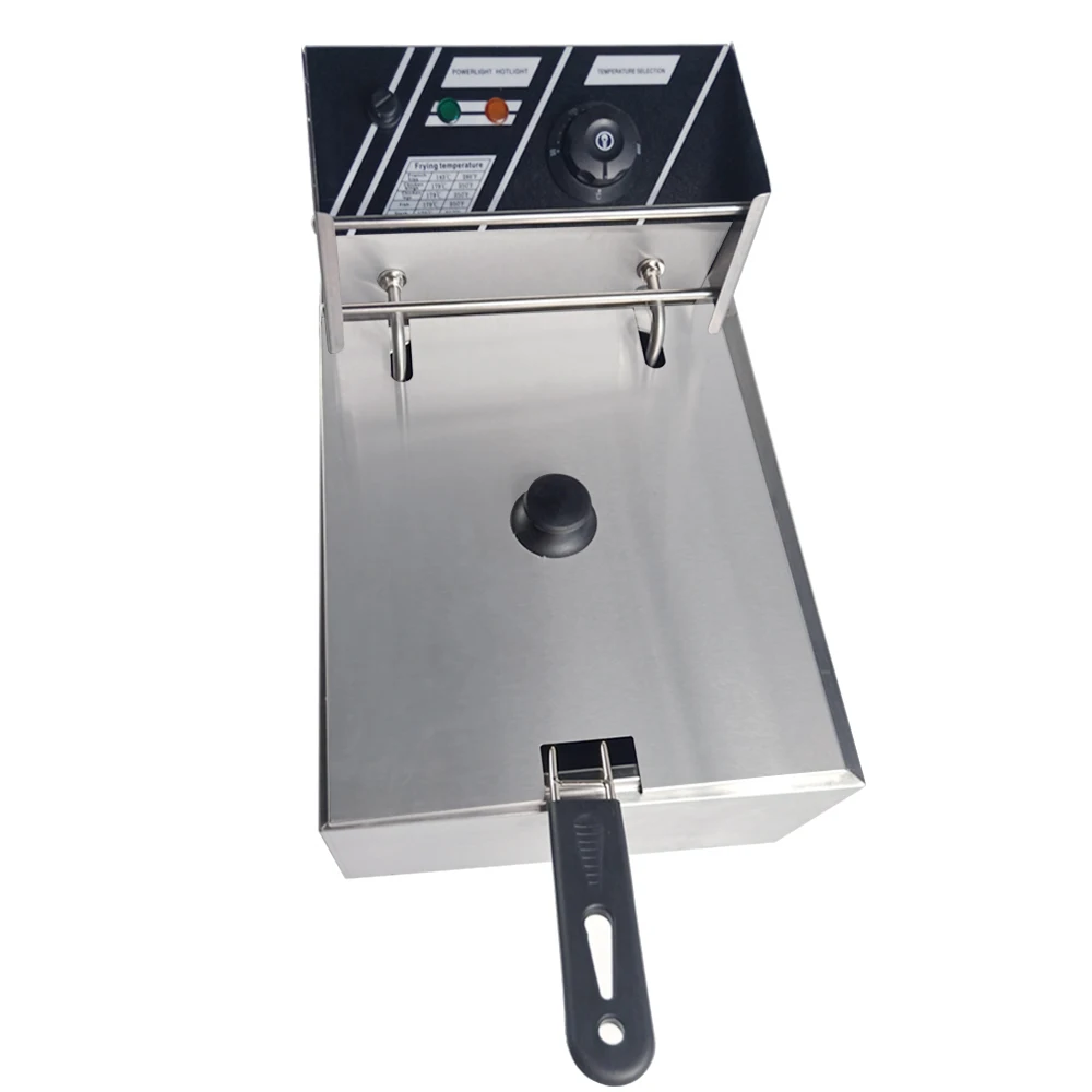 

Electric Deep Fryer Stainless Steel Material For Restaurant Kitchen Household Use Frying Machine Cheap Fryer