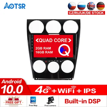 

AOTSR Android 10.0 Car Dvd Multimedia Player For Mazda 6 2006-2012 Car Tracker GPS Tape Recorder IPS Screen Stereo Head Unit DSP