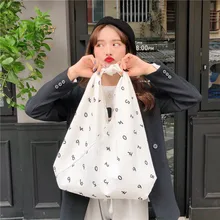 Новая модная женская Повседневная Холщовая Сумка через плечо с цифровой печатью для покупок и путешествий, женские многоразовые сумки через плечо