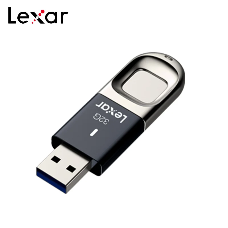Флешка Lexar Jumpdrive F35 32 ГБ 64 128 256 U-диск 150 МБ/с./с сканер отпечатка пальца флешка для ПК