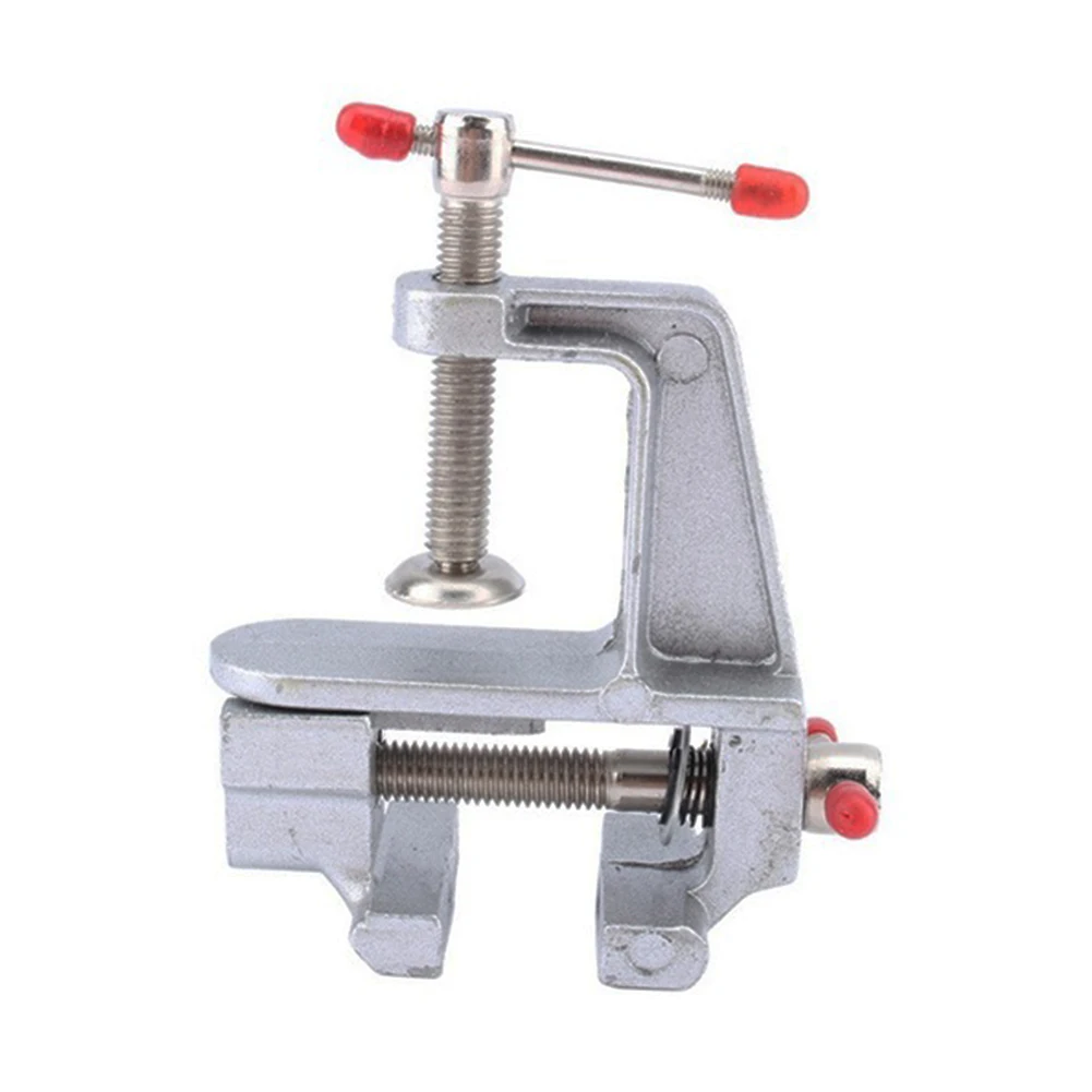 

Portable Multi Functional Mini Tool Table Small Home Vise Jewelers Hobby Aluminum Rotation Miniature Clamp