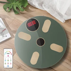Bathroom Weight Scales Wireless Bluetooth Floor Body Fat Scale LED Digital Smart Scale Balance Body Composition Sync Application