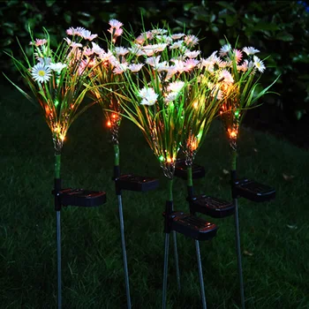 

Outdoor Garden Underground Buried Light 2pcs Wildflowers Waterproof Solar Lights Community Garden Road Path Decorative Lighting
