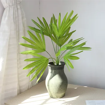

82cm9 Fork Artificial Banana Tree Plants Plastic Tropical Rare Palm Tree Indoor Green Fake Potted Plant Hotel Office Home Decor