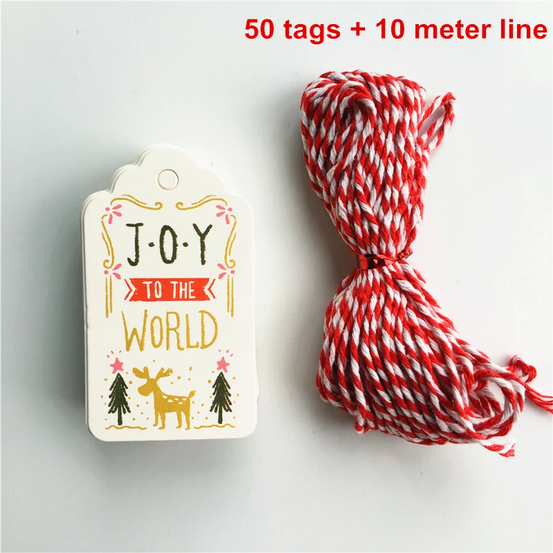 Christmas deer tags Рождественские украшения для дома, Новогодняя Рождественская гирлянда, снежные хлопья, 20 светодиодных огней, Рождественский Декор, рождественская елка, B - Цвет: Christmas deer tags