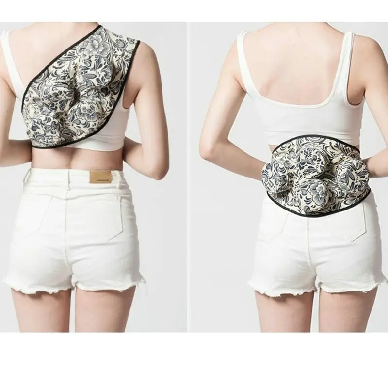 

moxibustion massage Moxibustion Box Pure Copper Moxa Bag With Ai Cloth Set Body Therapy Care Health Household Smokeless