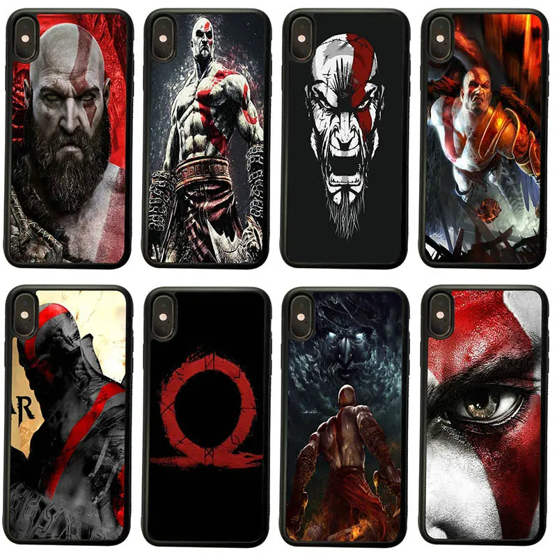 Чехол для мобильного телефона God Of War Kratos жесткий пластиковый чехол iphone 8 7 6 6S Plus X XR