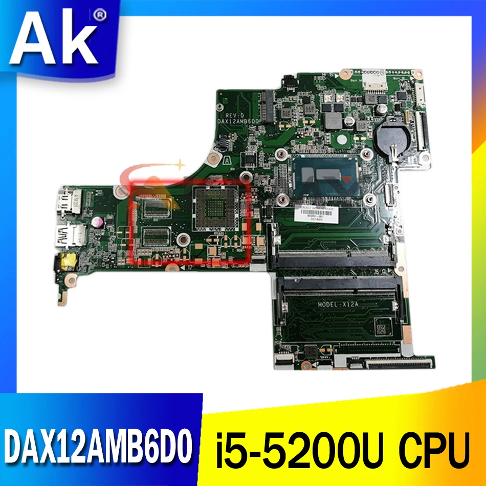 809319-501 809319-001 материнская плата для hp 17T-G 17-G SR23Y i5-5200u DAX12AMB6D0 протестирована ОК |