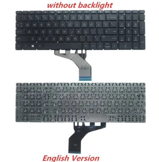 Клавиатура для ноутбука на английском языке для hp 15-DA 15-DB 15-DX TPN-C136 TPN-C135 15-DA0033WM сменная Клавиатура для ноутбука - Цвет: Same as picture