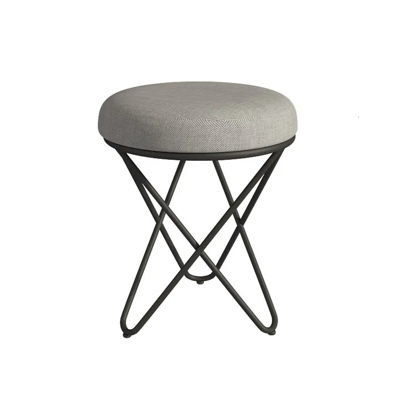Princess Dresser Stool Wrought Iron Nothing Backrest Makeup Chair