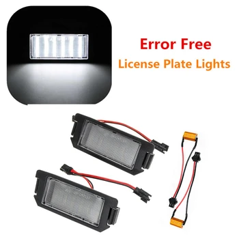 

2x Error Free LED Number License Plate Lights For Hyundai I20 I10 Veloster FS XG30 Terracan HP Coupe GK For Kia Picanto Rio Soul