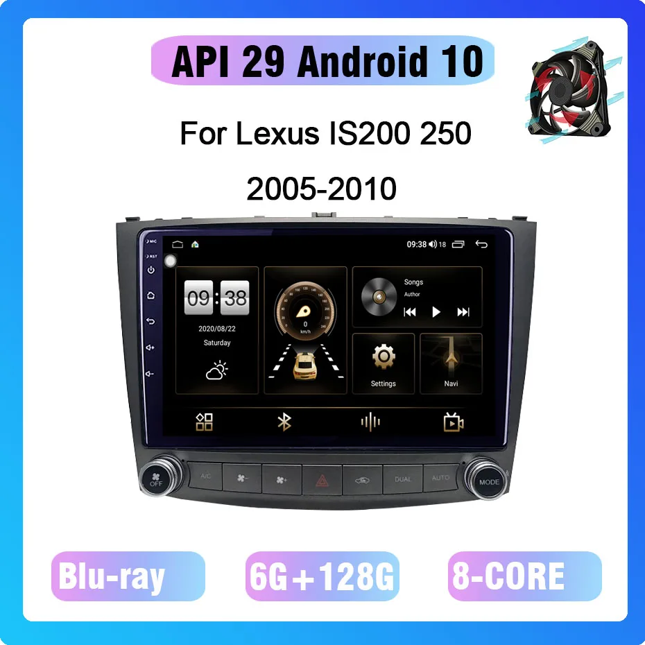 COHO для Lexus IS200 IS250 2005 2010 Gps навигация автомобильный мультимедийный плеер Радио Android
