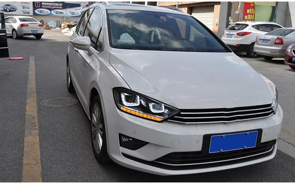Фара для автомобиля VW Golf 7 Sportsvan- Golf7 головной светильник s противотуманный светильник s дневной ходовой светильник DRL H7 светодиодный биксеноновый аксессуар для лампочки