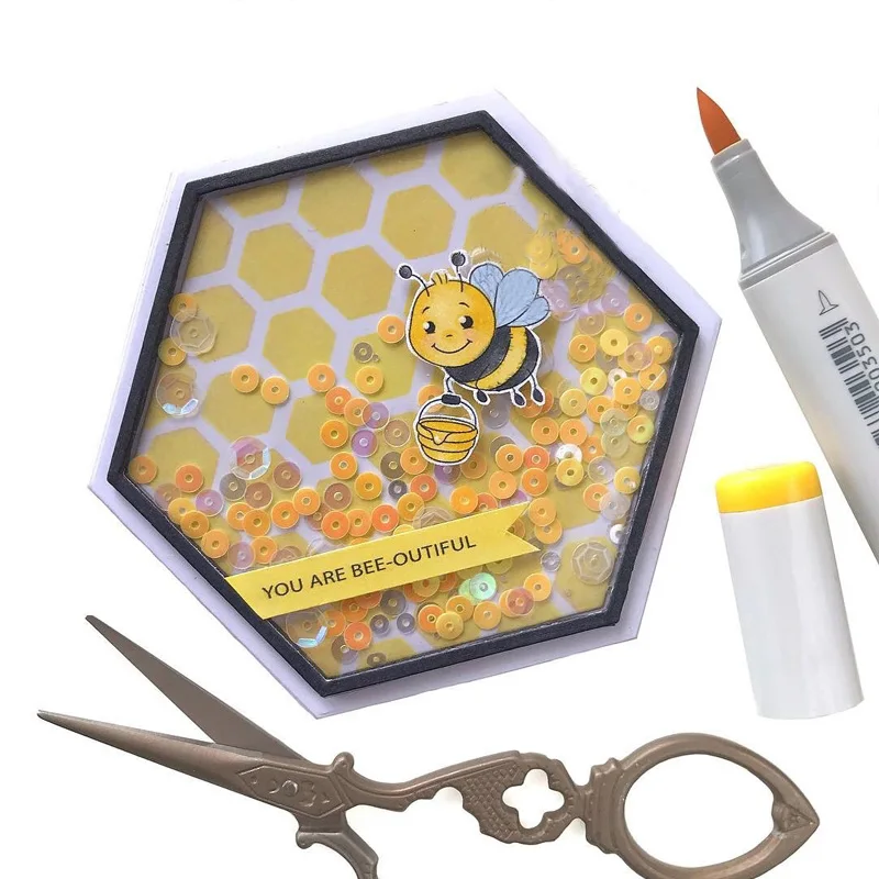 JCarter прозрачные резиновые штампы скрапбукинга Enjoy Thing Bee Силиконовые печати