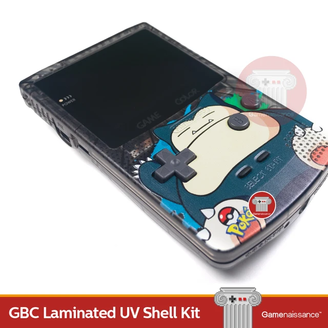 GBC Laminated LCD UV Shell Kit Game Boy Color Custom Printed Housing for Backlight Retro