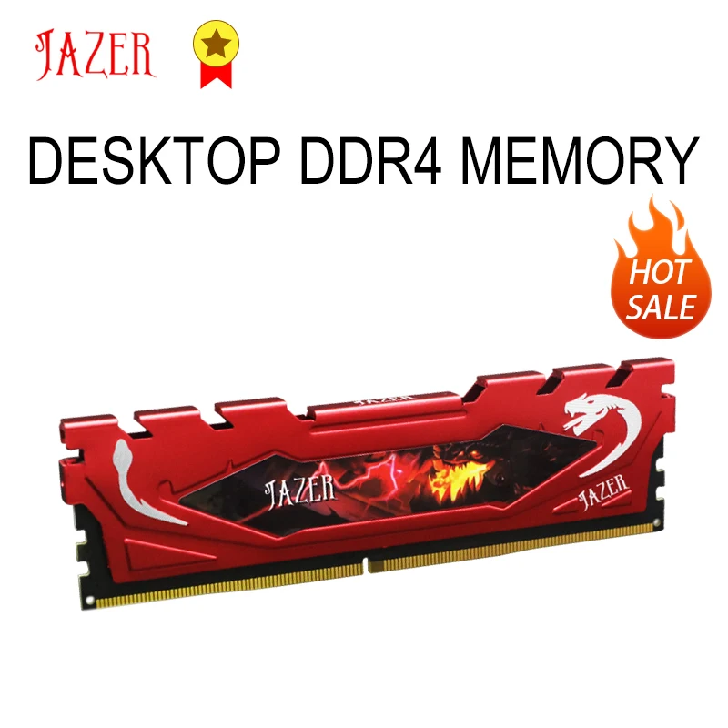 JAZER ОЗУ Ddr4 16 Гб 2666 МГц память 8 ГБ 4 2400 Rams с радиатором | Компьютеры и офис