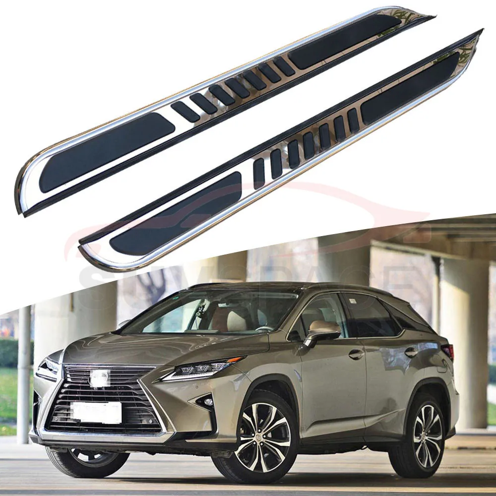 Боковой Шаг подходит для Lexus RX- Беговая плата nerf бар 2 шт. левый и правый алюминиевый боковой шаг боковая педаль