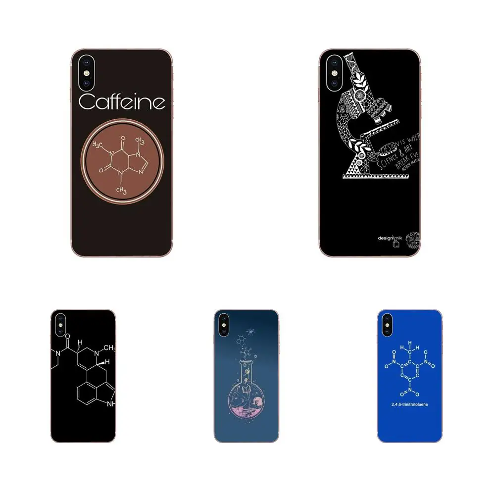 For Apple iPhone X XS Max XR 4 4S 5 5C 5S SE 6 6S 7 8 Plus Soft Custom Design Science Math Albert Einstein | Мобильные телефоны и