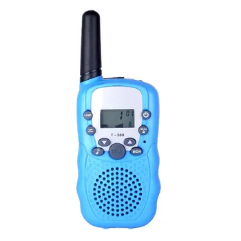 

T388 UHF Two Way Radio Portable Handheld Children's Walkie Talkie with Built-in Led torch Mini Toy Gifts for Kids Boy Girls