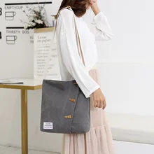 Сумки через плечо для женщин Холщовая Сумка женские сумки Женская хлопчатобумажная Сумочка Bolsos Mujer женская сумка на плечо