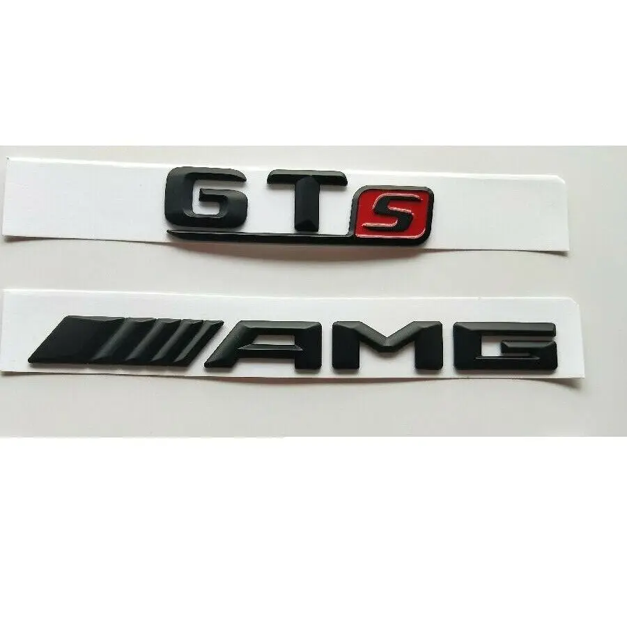 

Black Letters Trunk Badges Emblems Emblem Sticker for Mercedes Benz AMG GT S