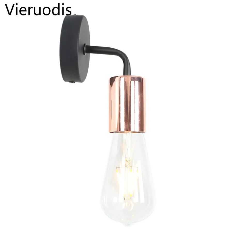 

Vieruodis Wall Lamp Small E27 Indoor Modern Wall Lamps Sconces Wall Lights bar Restaurant Bedroom Decorative Home Lighting