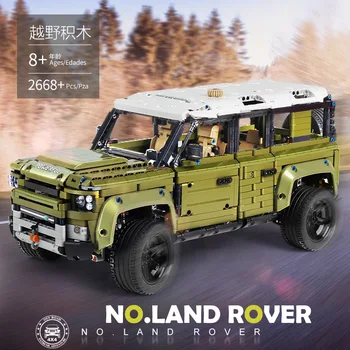 

DHL Mould King 13175 2668Pcs Technic Car Series 42110 Land Defender Off-road Rover Vehicle Building Blocks Toys For Children