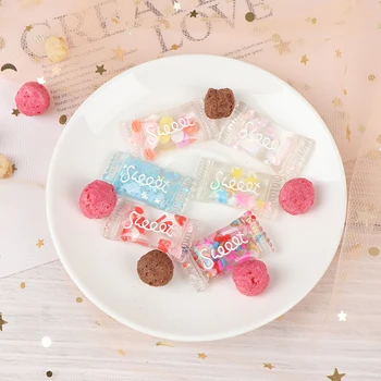 

1/6Pcs Crystal Candy Addition For Slime Fluffy Accessories Charms Antistress DIY Bead Toys For Soft Modeling Clay Slime Kit