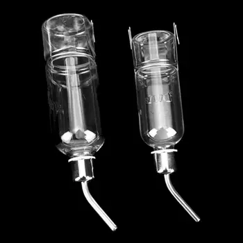 

2PCS Steel Rolling Ball Water Dispenser Hanging Drinking Water Fountain for Pets M6CE