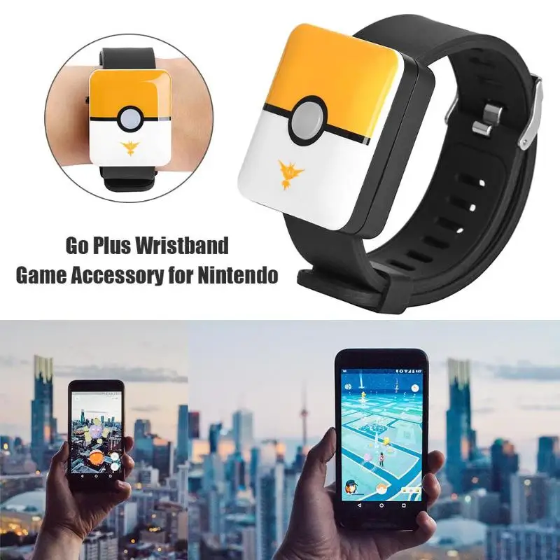 

Bluetooth Square Wristband Automatic Catch Fit for Nintendo Balls Smart Wristband for Pokemon GO Plus