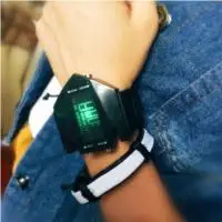 

New Hand Ring LED Digital Sport Watch For Women Men Boys and Girls Fashion Electronic Watch Wristwatch Clock