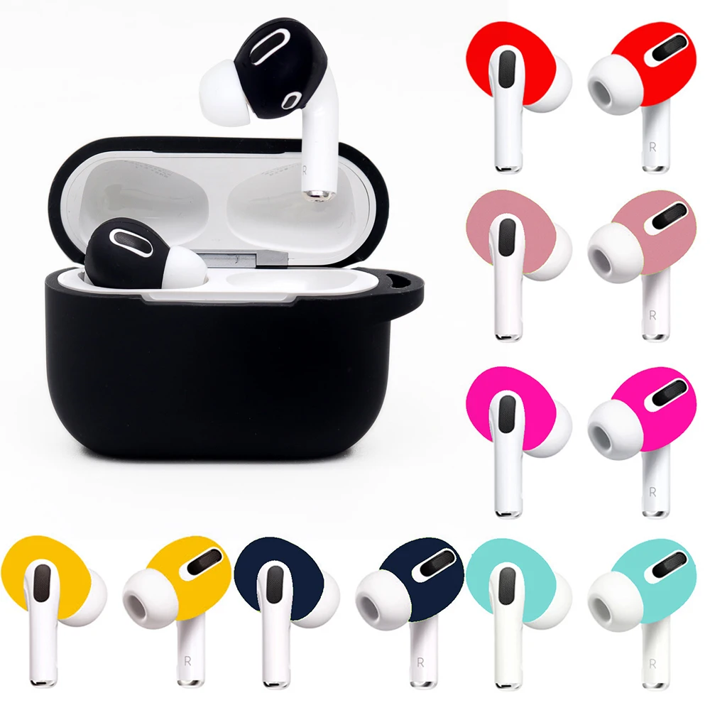 Силиконовый чехол для наушников Airpods Pro мягкий ультратонкий Противоскользящий