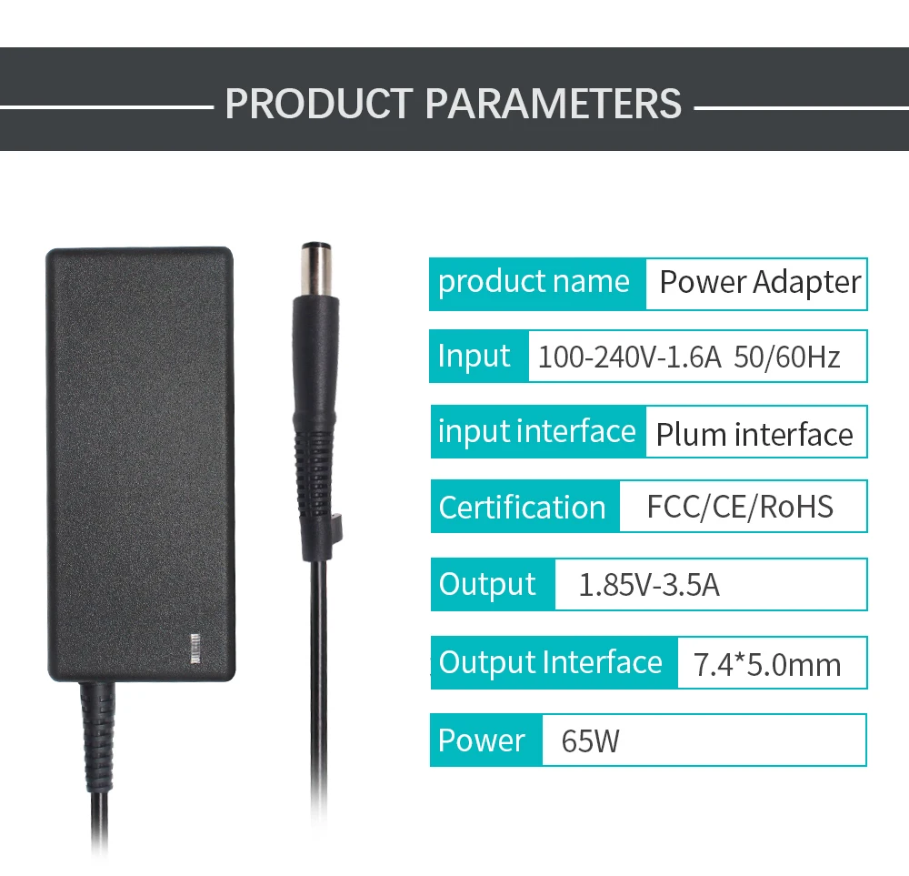18,5 V 3.5A адаптер переменного тока зарядное устройство для hp Probook 4420s 4430s 4440s 4510s 4525s 4530s 4535s 4545s 4730s 6360b 6450b 6455b 6460b 65w