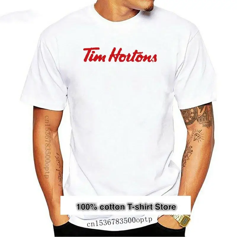 Camiseta de манга corta para hombre camiseta informal verano Tim Hortons newest 2021 | Мужская одежда