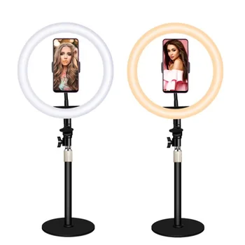 

26cm/10inch LED Selfie Ring Light Dimmable LED Ring Lamp Photo Video Camera Phone Light ringlight For Live YouTube Fill Light