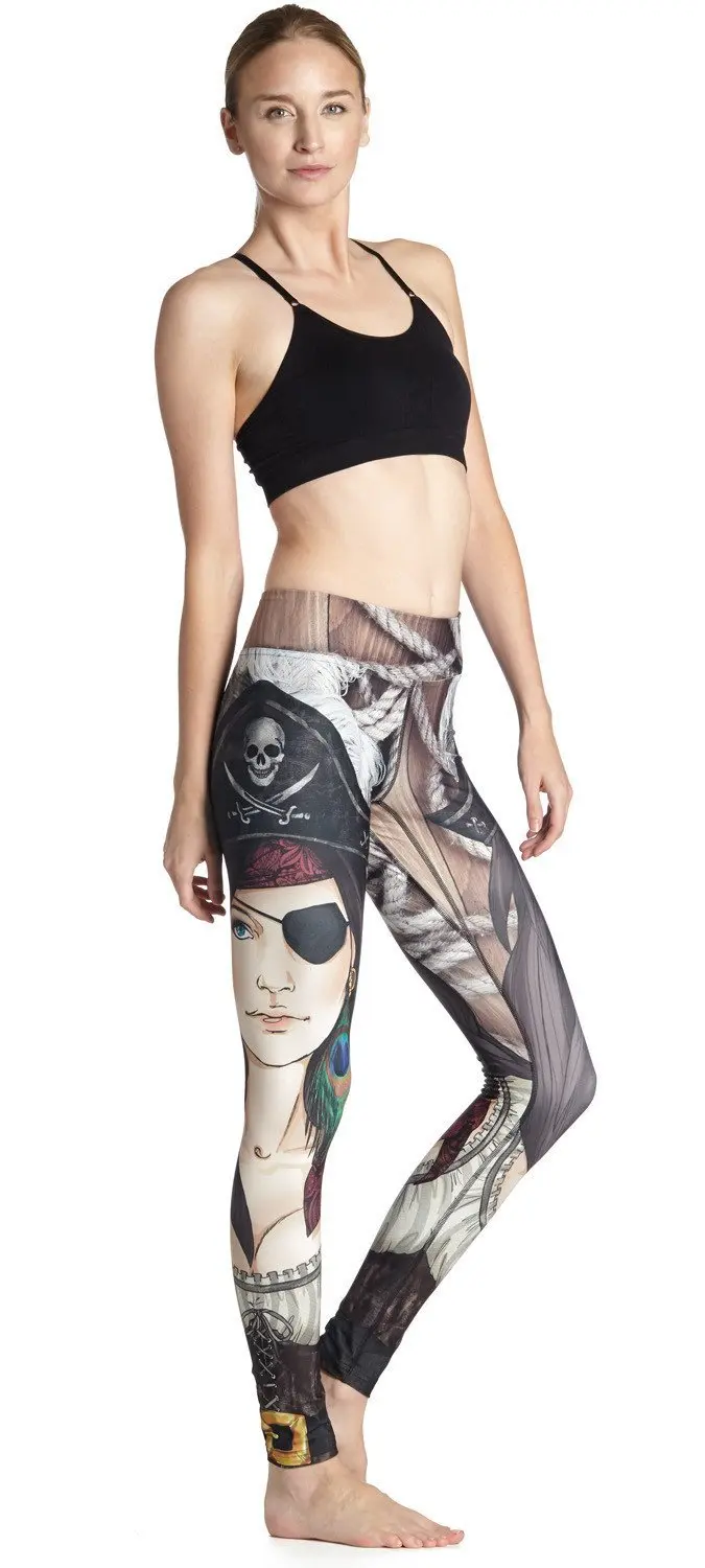 

Four Needle Six Line Eagle Rock Yoga Clothes Breathable Quick-Dry Leggings Sports Capris Women's Fitness Dance