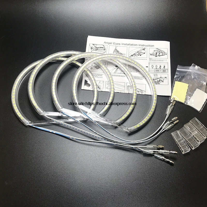 HochiTech для Toyota X100 Chaser 1996 2001 6 й ультра яркий SMD белый светодиодный ангельские глазки