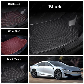 

Custom Car Trunk Mats for Tesla Model S Model X 3 Cargo Liners Waterproof Car Cargo Trunk Boot Mats Car Boot Tray Trunk Liner