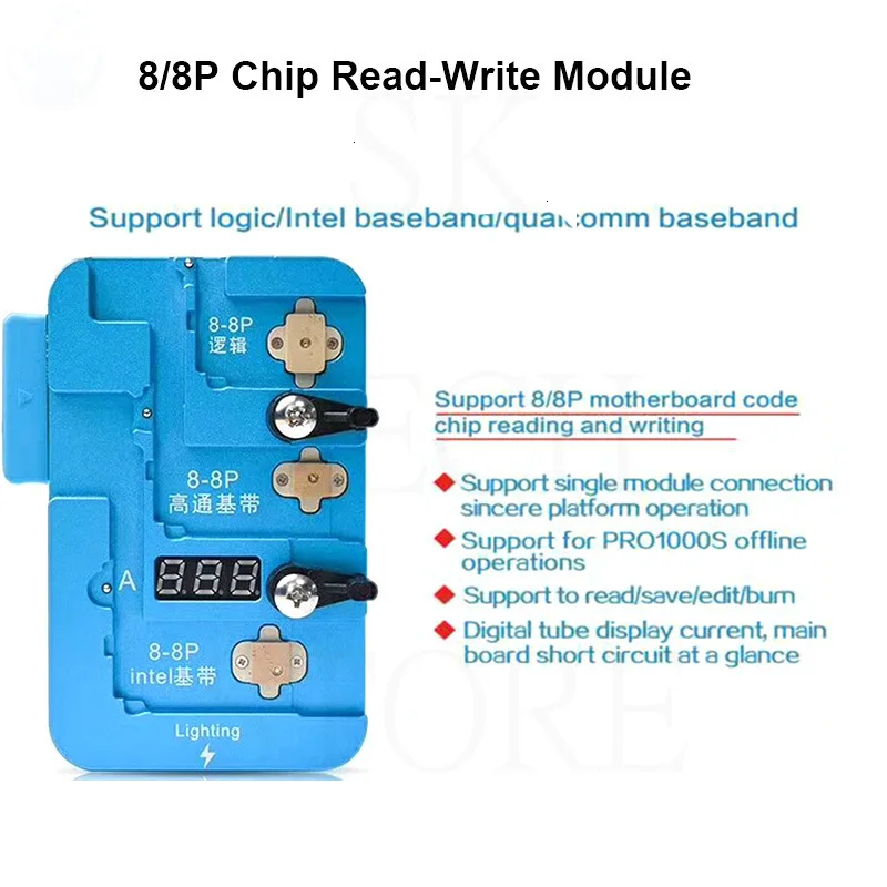 JC PRO1000S для iPhone 6/6 S/6 S plus/6SP/7/7 P/8/8 P/X/XS/XR/XS Max Baseband микросхема программист чипов материнских плат Чтение/ напишите ремонт