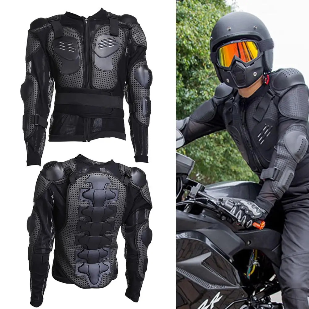 Armure de moto unisexe veste de protection complète du corps colonne  vertébrale vêtements anti-chute homme femme - Cdiscount Auto