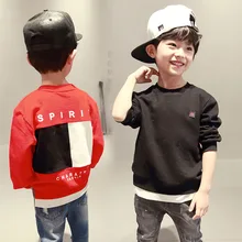 Детская одежда; весенняя одежда; коллекция года; Весенняя толстовка с капюшоном для мальчиков; детская куртка в Корейском стиле; футболка с длинными рукавами из чистого хлопка
